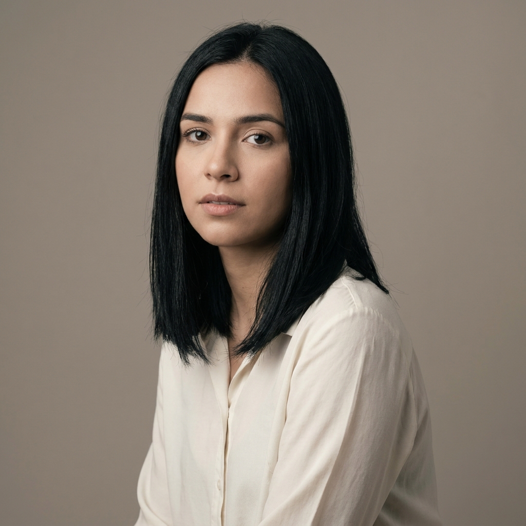 Retrato editorial de Camila Duarte